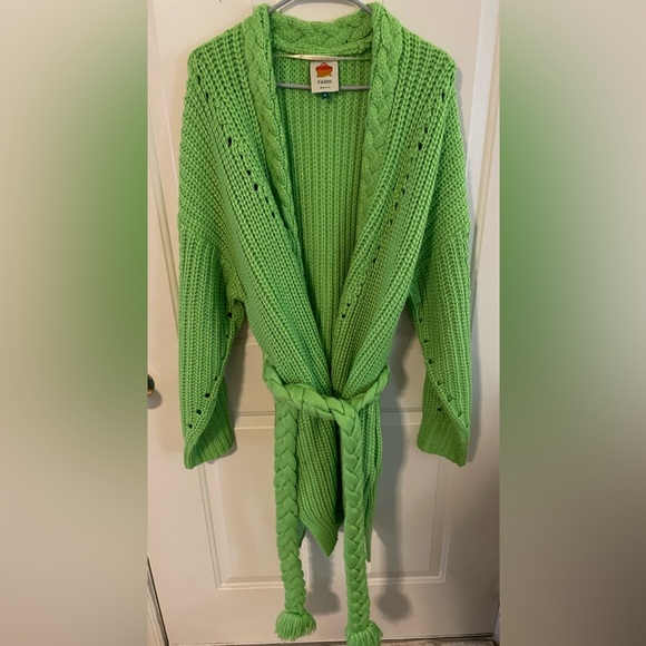 Farm Rio Shaker Stitch oversized cardigan - Picture 2 of 10